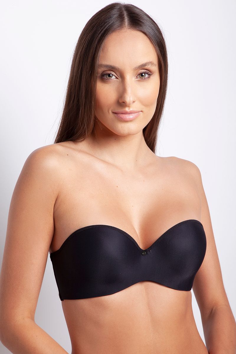 Sutiã Push Up sem alças - New Basic - 370.08 - Preto - Darling