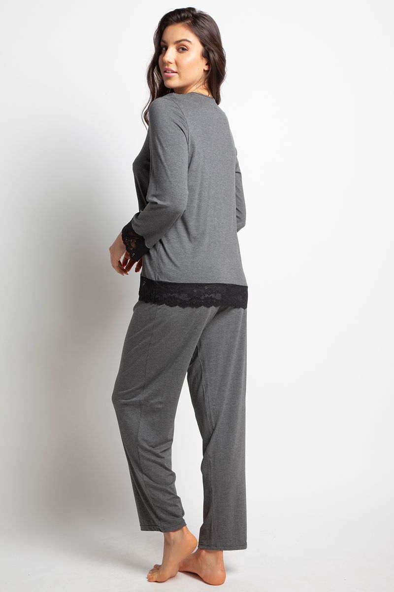 Pijama-Manga-Longa---Lace-Nuit---314.34---Soho----Tamanho-Grande