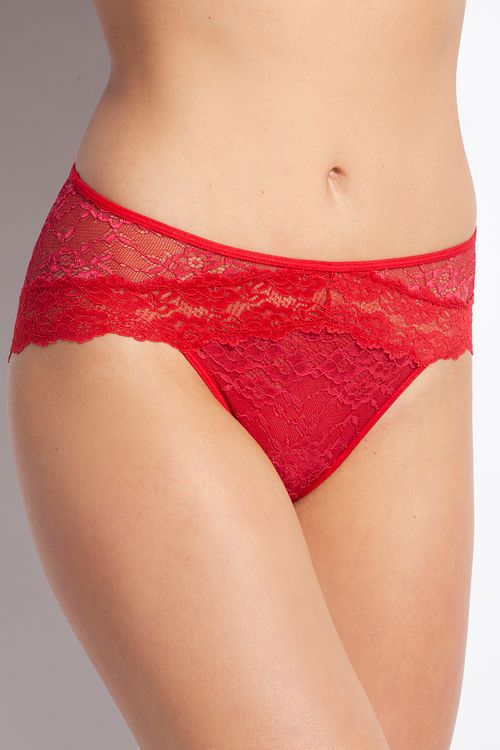 Calcinha Alta Cavada - Everyday - 356.94 - Scarlet
