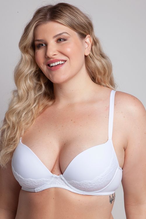 Soutien Amplo Soft Com Taças - Lace - 314.89 - Branco