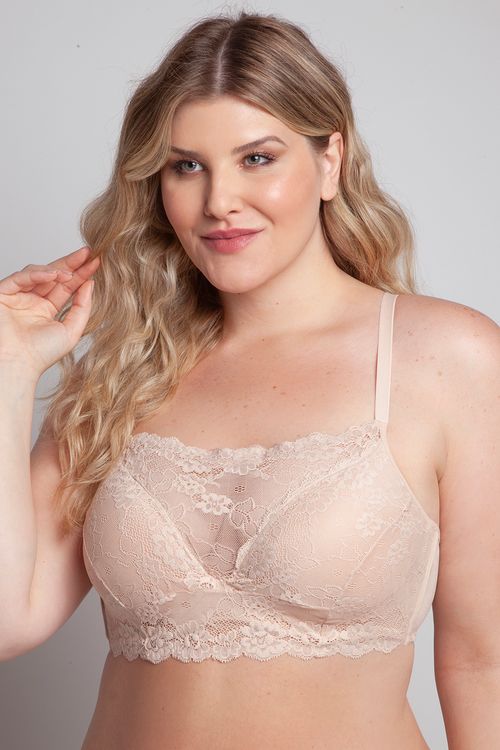 Sutiã Amplo Rendado Decote - Lace Power - 324.29 - Base
