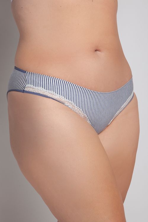 Calcinha Biquíni Listras - Mamma Mia - 352.54 - Jeans