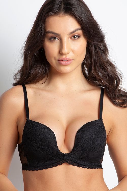 Sutiã Push Up Sem Arco  - Holiday - 159.25 - Preto