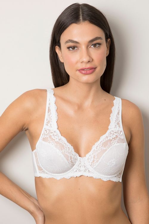 Sutiã Sustentação Com Arco - Lace Power - 324.37 - Branco