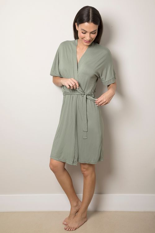 Kimono - Viscolace  - 314.35 - Olive
