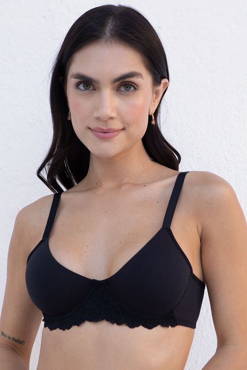 Sutiã Moldado Com Aro - 424.16 - Lace Power - Preto
