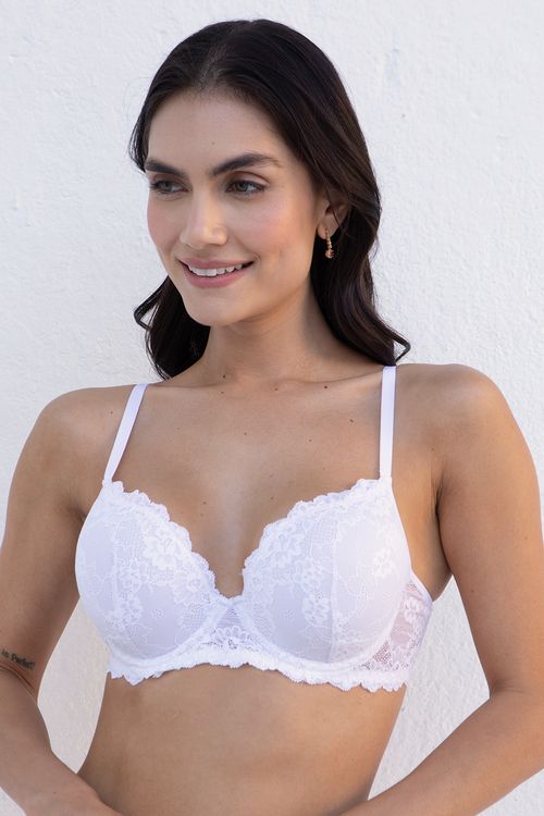 Sutiã Bojo Amplo - 414.19 - Lace - Branco