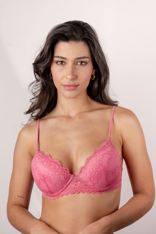 Sutiã Com Bojo Push Up Alça Fina - 410.28 - Timeless - Joy